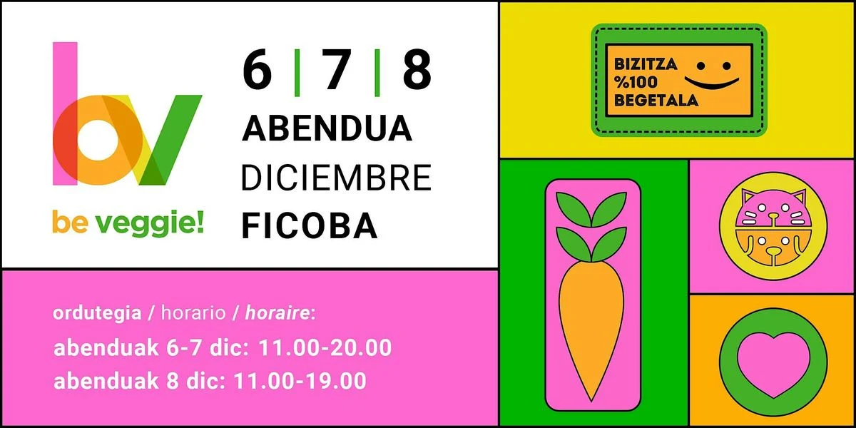 Conferencia de Aïda Gascón en el Be Veggie, el festival vegano de Euskadi