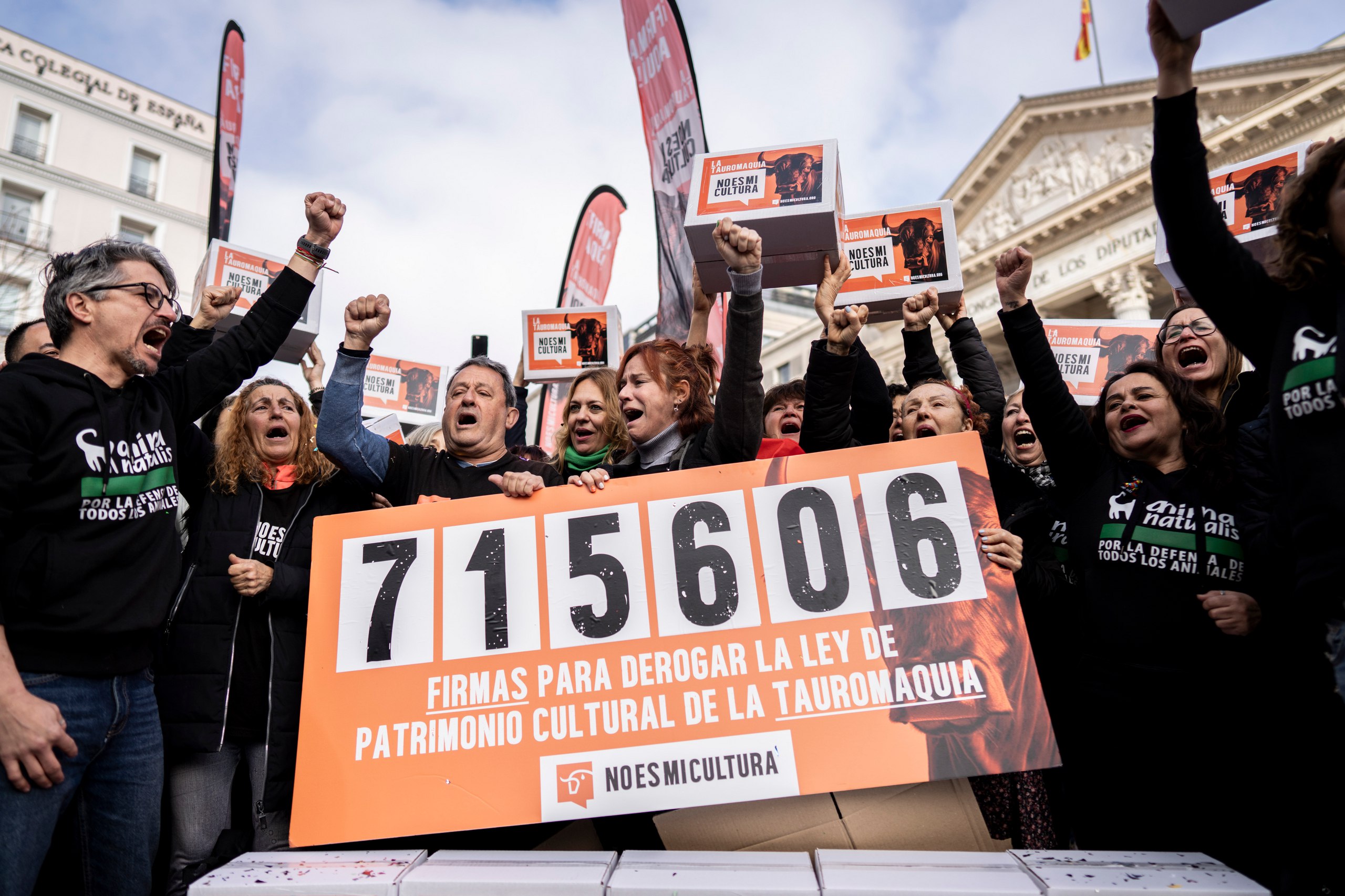 Historic victory: 715,606 signatures declare bullfighting is not our culture!